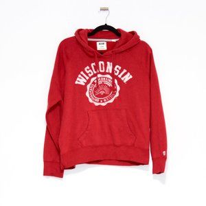 American Eagle Tailgate Collection Red Wisconsin Hoodie